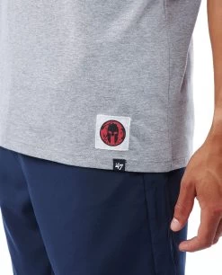 '47 BRAND SPARTAN '47 Durham Tee - Men's -Sports Fashion 47 Mens Durham Tee Grey 5
