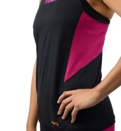 SPARTAN By CRAFT Hypervent Singlet - Women's -Sports Fashion CRAFT Womens Trail Hypervent Singlet Black Roxo 5