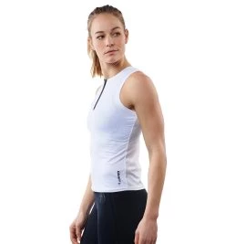 SPARTAN By CRAFT Studio Mesh Singlet - Women's -Sports Fashion CRAFT Womens Mesh Singlet White 3