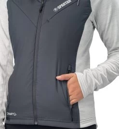 SPARTAN By CRAFT Polar Midlayer Jacket - Women's -Sports Fashion CRAFT Womens Polar Midlayer Grey 4