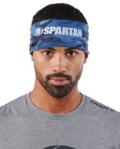 SPARTAN By CRAFT Camouflage Neck Tube -Sports Fashion Neck Tube Camo Blue 3