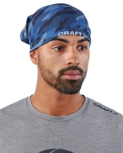 SPARTAN By CRAFT Camouflage Neck Tube -Sports Fashion Neck Tube Camo Blue 4