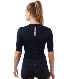 SPARTAN By CRAFT Pro Series Compression SS Top - Women's -Sports Fashion SPARTAN Craft Womens Pro Series Compression SS Top Print Black 3