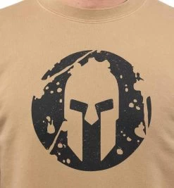 SPARTAN Pigment Dyed Crew - Men's -Sports Fashion SPARTAN Mens Pigment Dyed Crew Tan 4