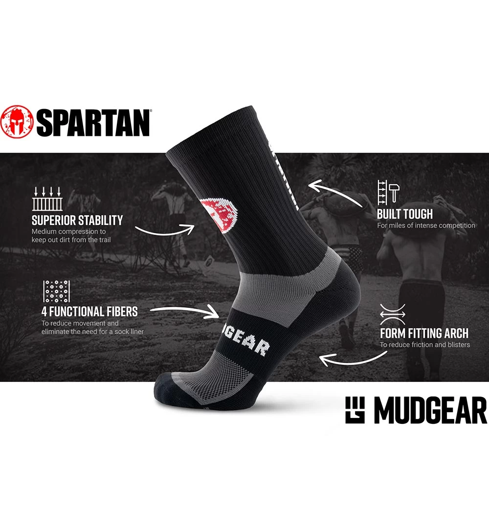 SPARTAN MudGear Crew Sock 7 SPARTAN MudGear Crew Sock - Image 7