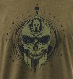 SPARTAN Warrior Skull Tee - Men's -Sports Fashion SkullWarriorTee3