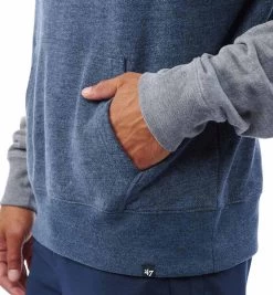 '47 BRAND SPARTAN '47 Match Raglan Hood - Men's -Sports Fashion Spartan 47 Mens Match Raglan Hood Navy 4