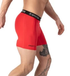 SPARTAN By CRAFT Greatness Boxer 2pk - Men's -Sports Fashion Spartan CRAFT Men Greatness Boxer 6 inch Red 2