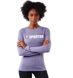 SPARTAN By CRAFT Classic Logo Tri-Blend LS Tee - Women's