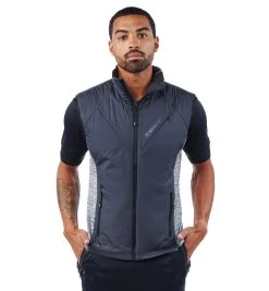 SPARTAN By CRAFT Polar Midlayer Vest - Men's -Sports Fashion Spartan Craft Mens Polar Midlayer Vest Dark Grey Melange 1