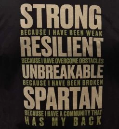 SPARTAN Statement Tee - Men's 8 SPARTAN Statement Tee - Men's -Sports Fashion Spartan Mens Statement Tee Black 4