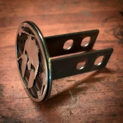 SPARTAN Flag Trailer Hitch Cover - Black -Sports Fashion Spartan Flag Hitch 6