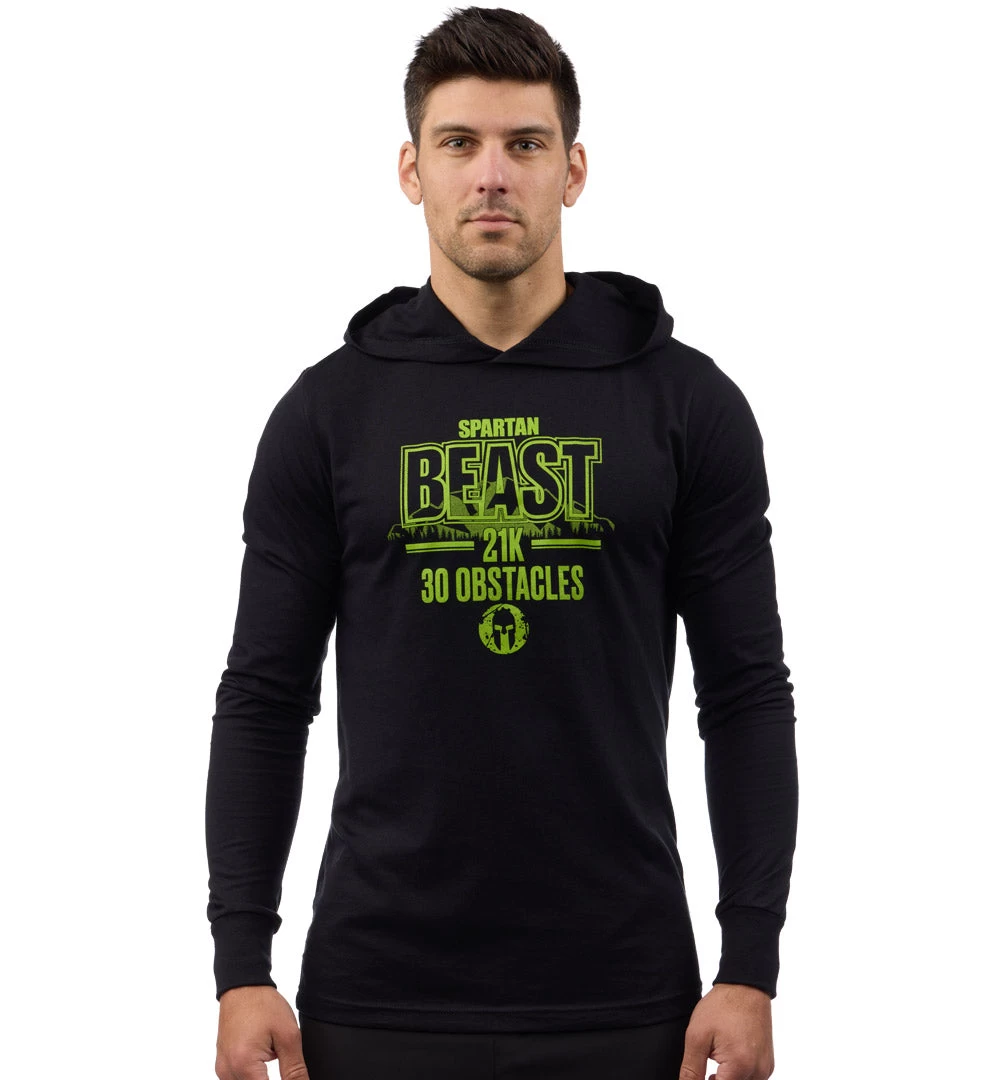 SPARTAN Beast LS Hooded Tee - Men's 1 SPARTAN Beast LS Hooded Tee - Men's