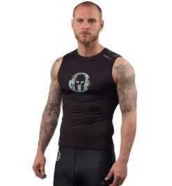 SPARTAN By CRAFT Delta 2.0 Compression Singlet - Men's -Sports Fashion spartan mens delta comp sleeveless alt1